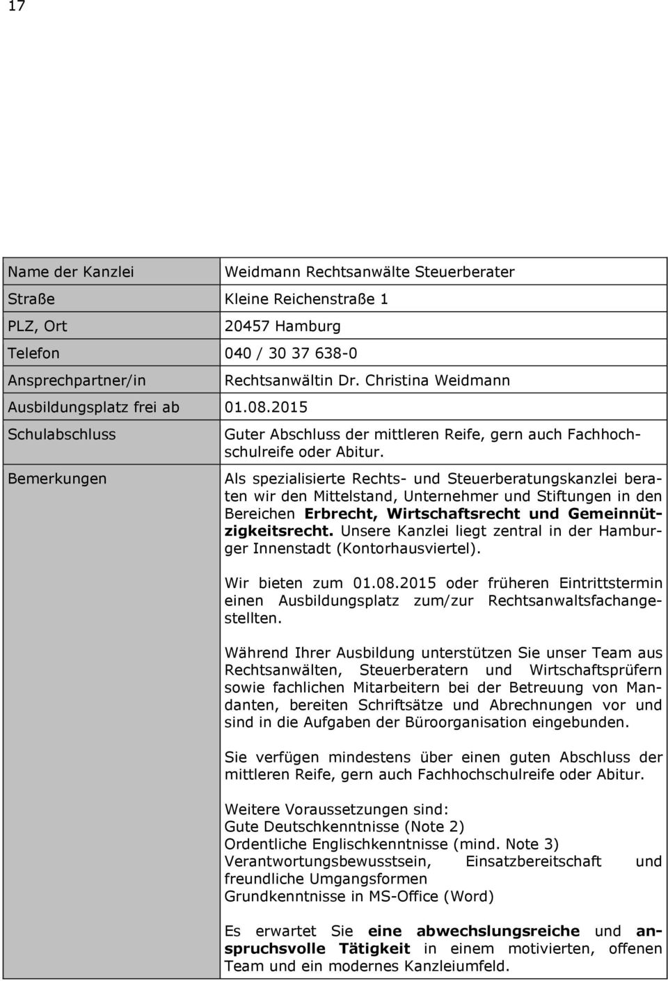 Als spezialisierte Rechts- und Steuerberatungskanzlei beraten wir den Mittelstand, Unternehmer und Stiftungen in den Bereichen Erbrecht, Wirtschaftsrecht und Gemeinnützigkeitsrecht.