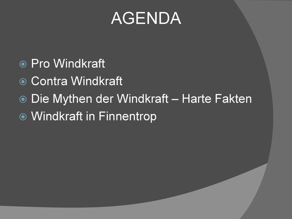 Mythen der Windkraft