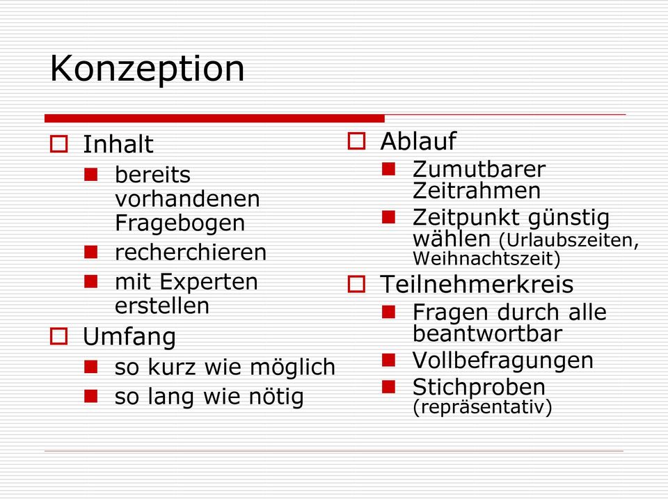 Zeitrahmen Zeitpunkt günstig wählen (Urlaubszeiten, Weihnachtszeit)