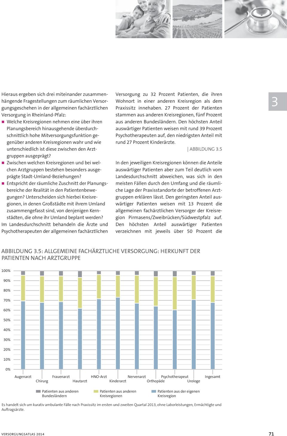 ausgeprägt? Zwischen welchen Kreisregionen und bei welchen Arztgruppen bestehen besonders ausgeprägte Stadt-Umland-Beziehungen?