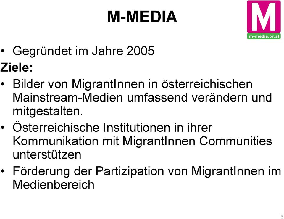 Österreichische Institutionen in ihrer Kommunikation mit MigrantInnen