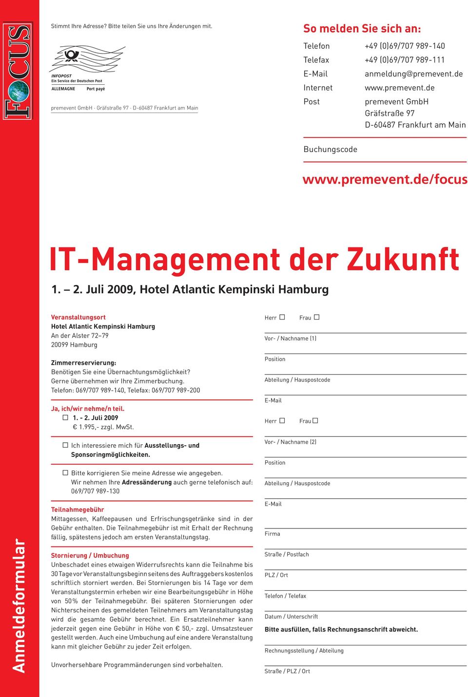 premevent.de/focus IT-Management der Zukunft 1. 2.
