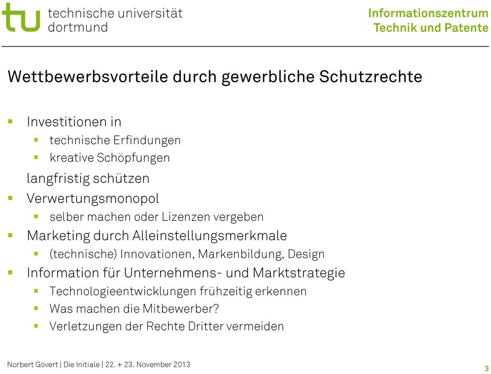 Alleinstellungsmerkmale (technische) Innovationen, Markenbildung, Design Information für Unternehmens- und