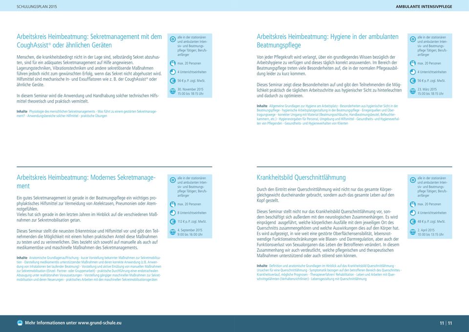 Lagerungstechniken, Vibrationstechniken und andere sekretlösende Maßnahmen führen jedoch nicht zum gewünschten Erfolg, wenn das Sekret nicht abgehustet wird.