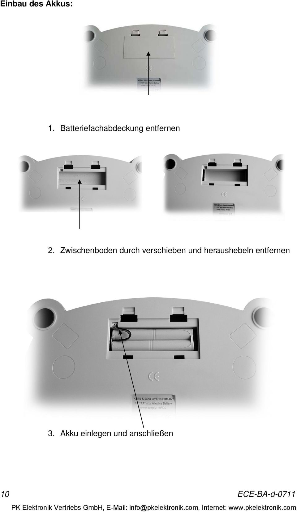 Zwischenboden durch verschieben und