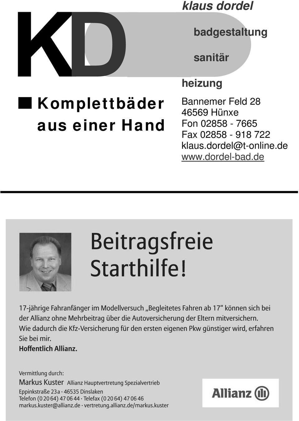 Bannemer Feld 28 46569 Hünxe Fon 02858-7665