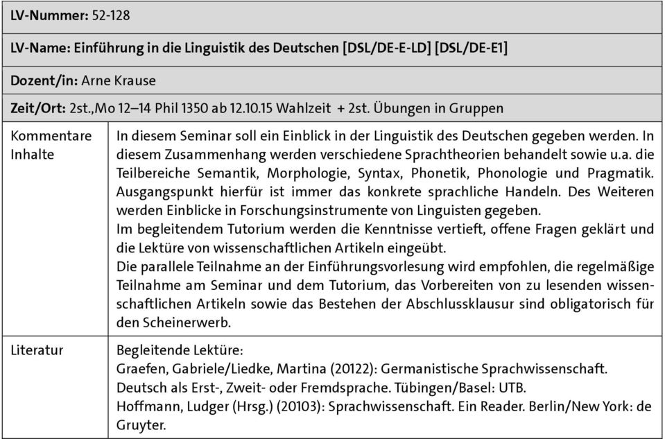 Ausgangspunkt hierfür ist immer das konkrete sprachliche Handeln. Des n werden Einblicke in Forschungsinstrumente von Linguisten gegeben.