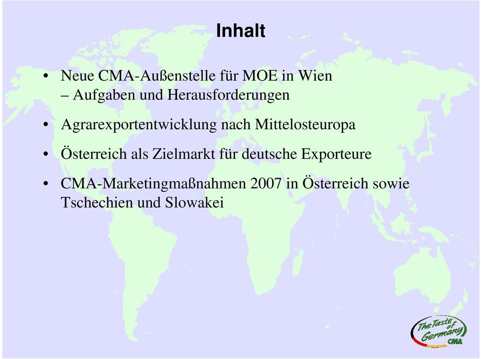 Mittelosteuropa Österreich als Zielmarkt für deutsche
