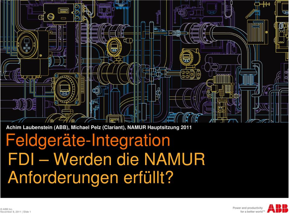 Feldgeräte-Integration FDI Werden die