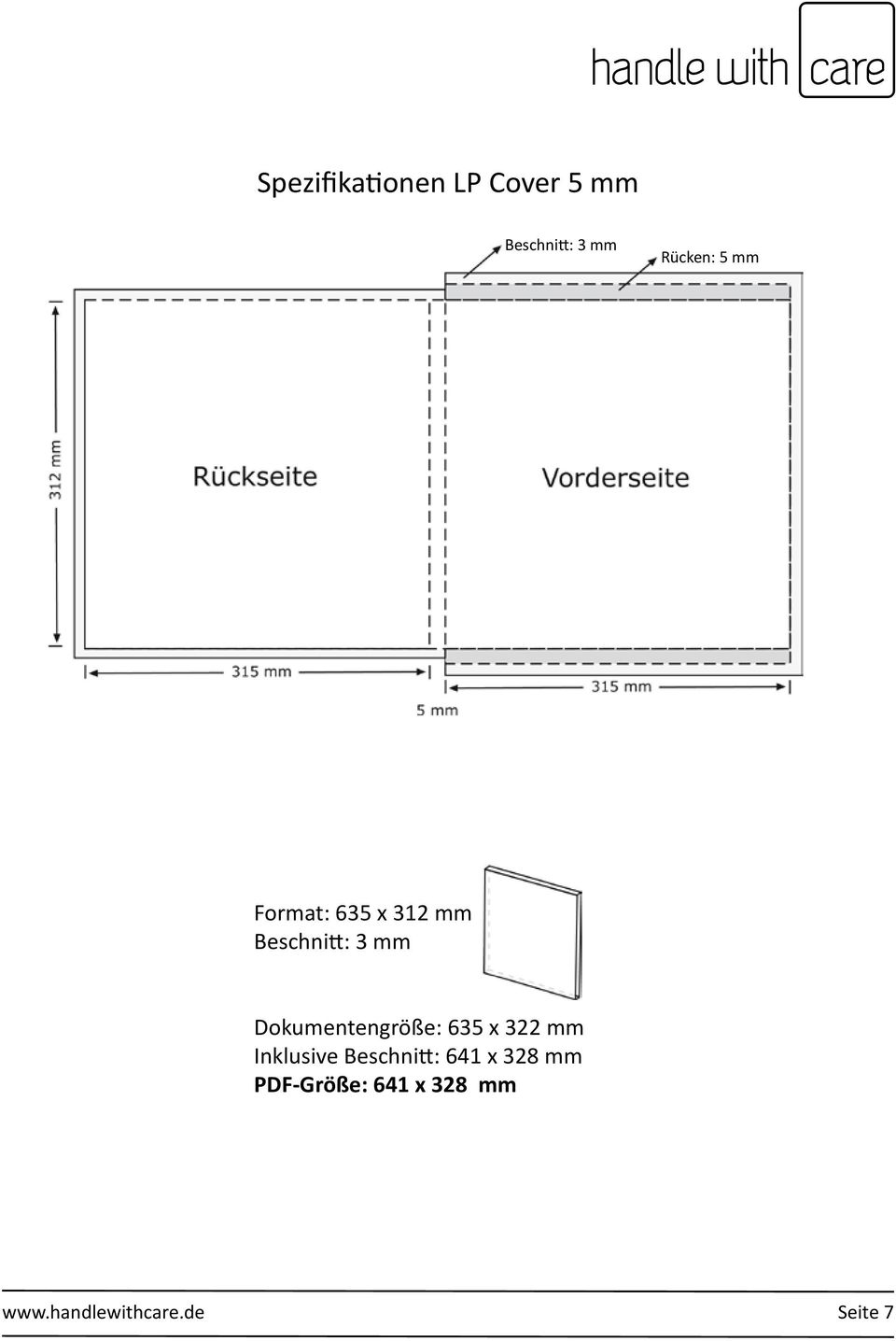 Dokumentengröße: 635 x 322 mm Inklusive