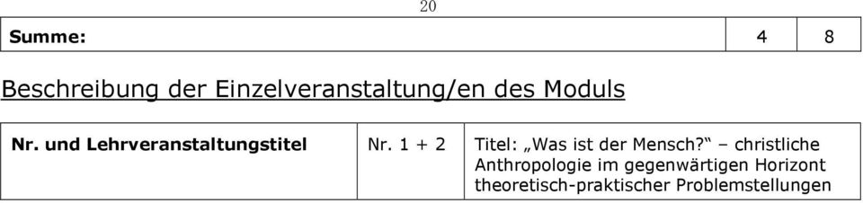 1 + 2 Titel: Was ist der Mensch?