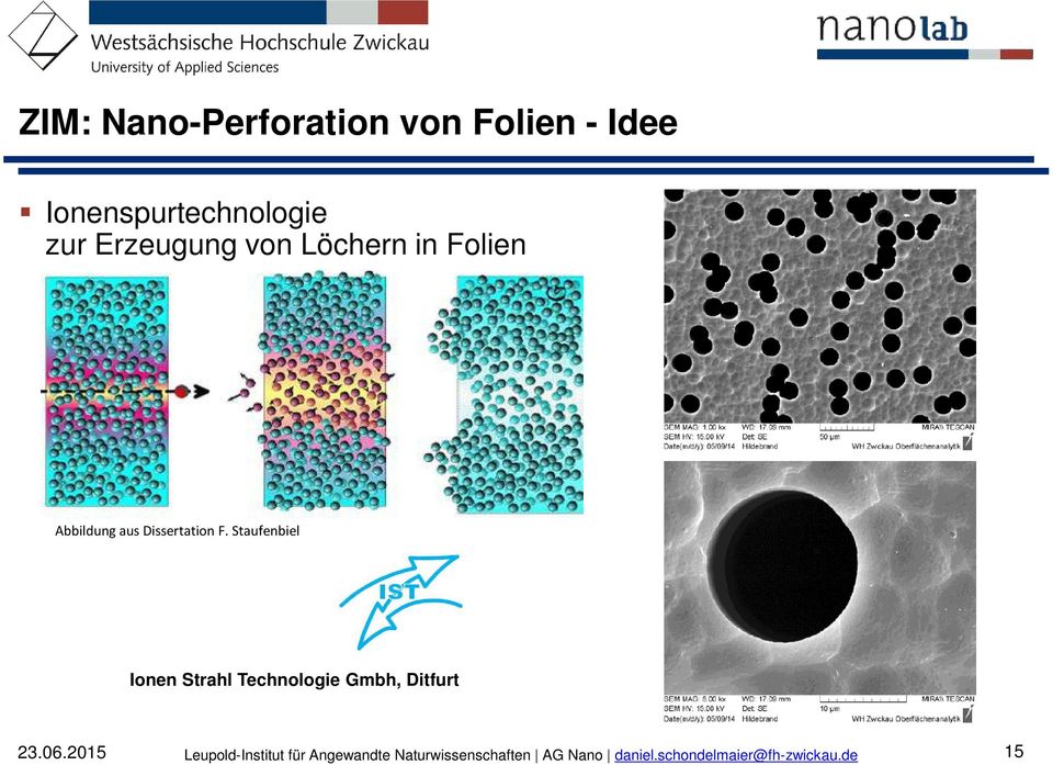 Staufenbiel Ionen Strahl Technologie Gmbh, Ditfurt 23.06.