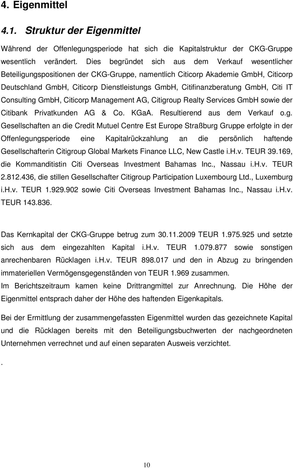 GmbH, Citi IT Consulting 