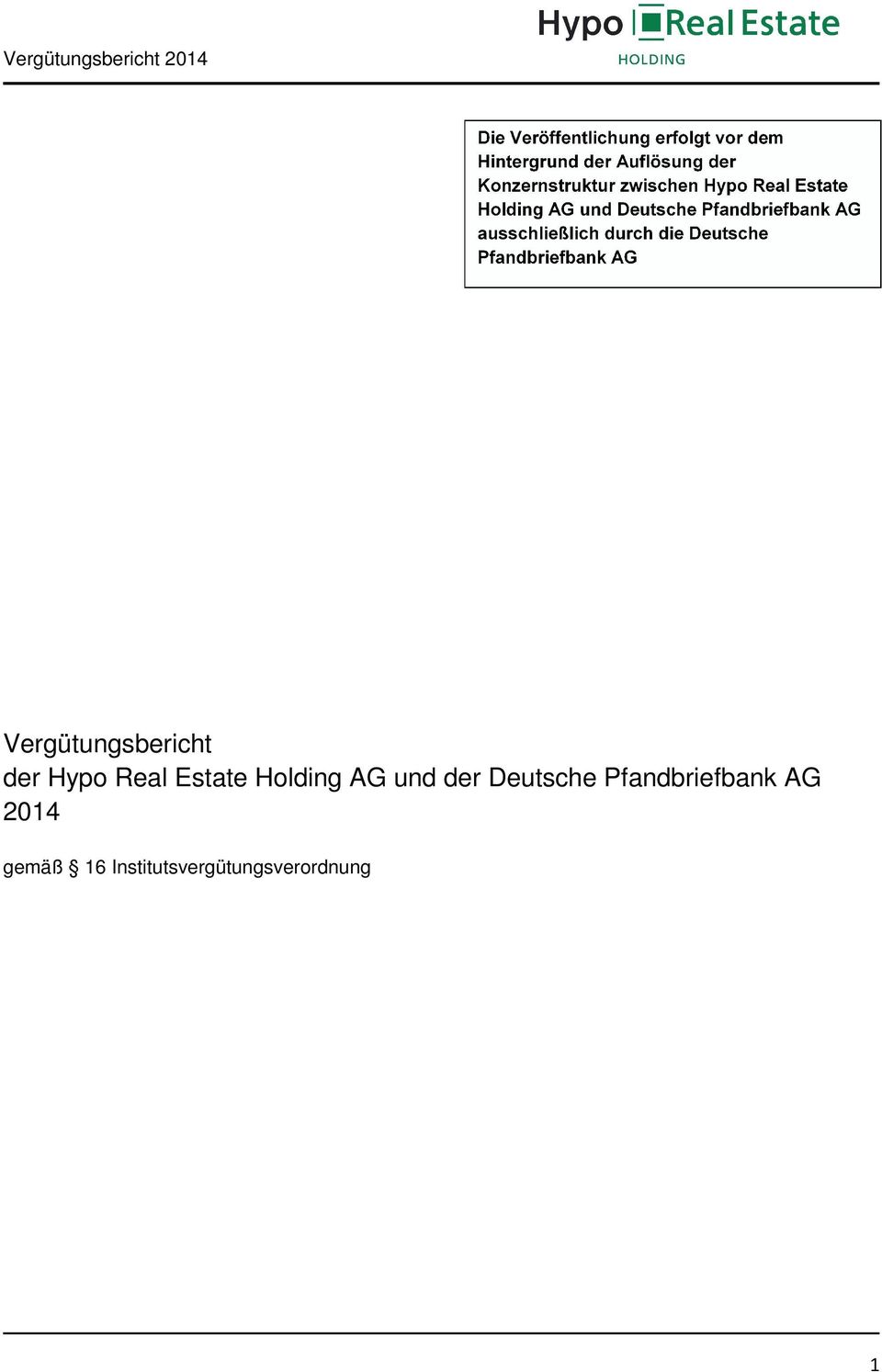 Deutsche Pfandbriefbank AG 2014