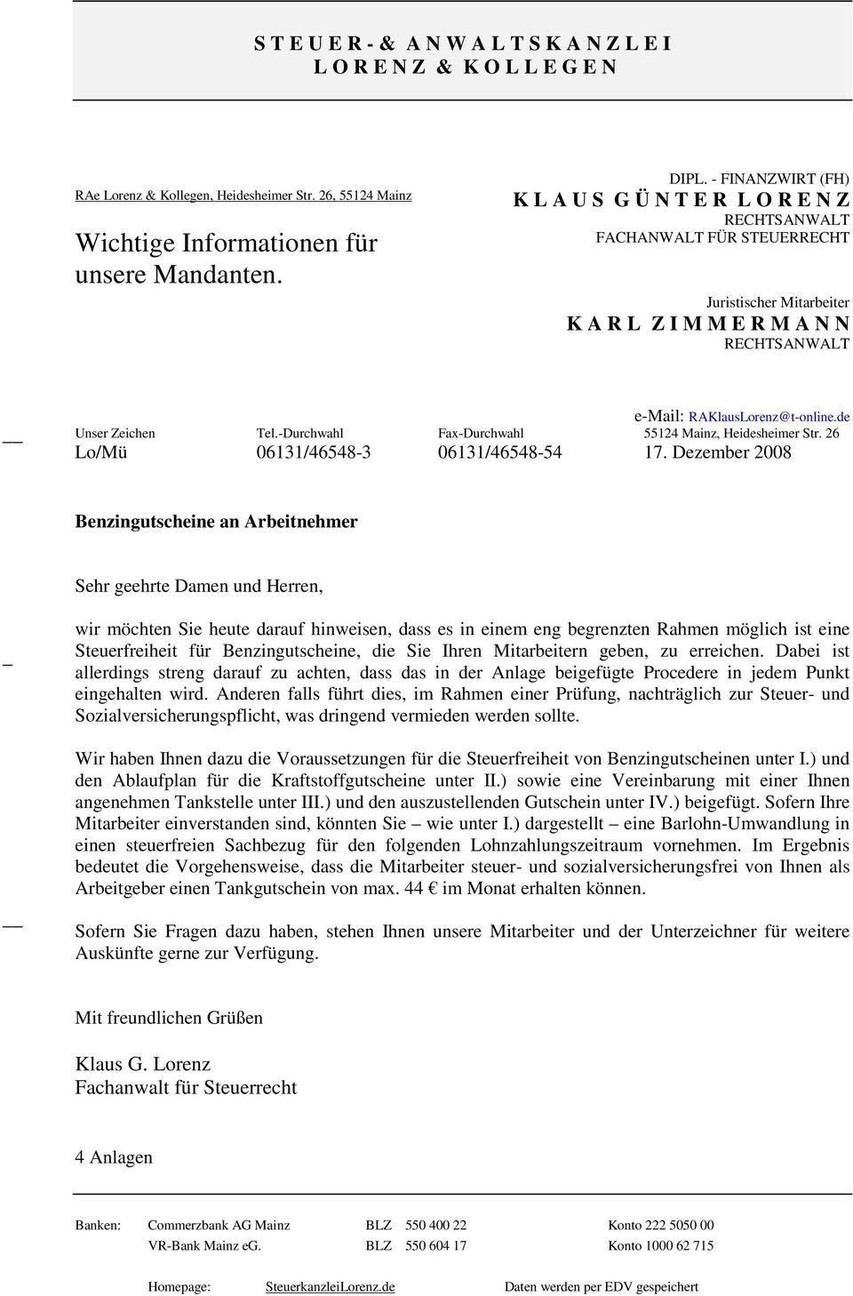 de Unser Zeichen Tel.-Durchwahl Fax-Durchwahl 55124 Mainz, Heidesheimer Str. 26 Lo/Mü 06131/46548-3 06131/46548-54 17.