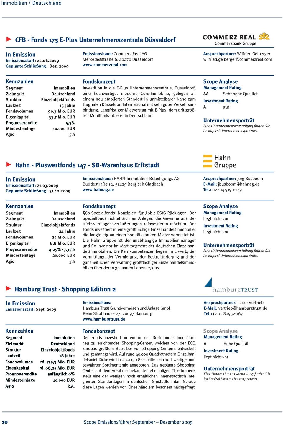 com Kennzahlen Immobilien Zielmarkt Deutschland Struktur Einzelobjektfonds 15 Jahre Fondsvolumen 90,3 Mio. EUR 33,7 Mio. EUR Prognoserendite 5,3% Mindesteinlage 10.