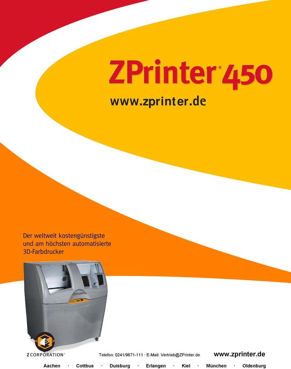 automatisierte 3D-Farbdrucker Telefon: 0241/9671-111