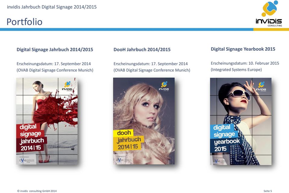 September 2014 (OVAB Digital Signage Conference Munich) Erscheinungsdatum: 17.