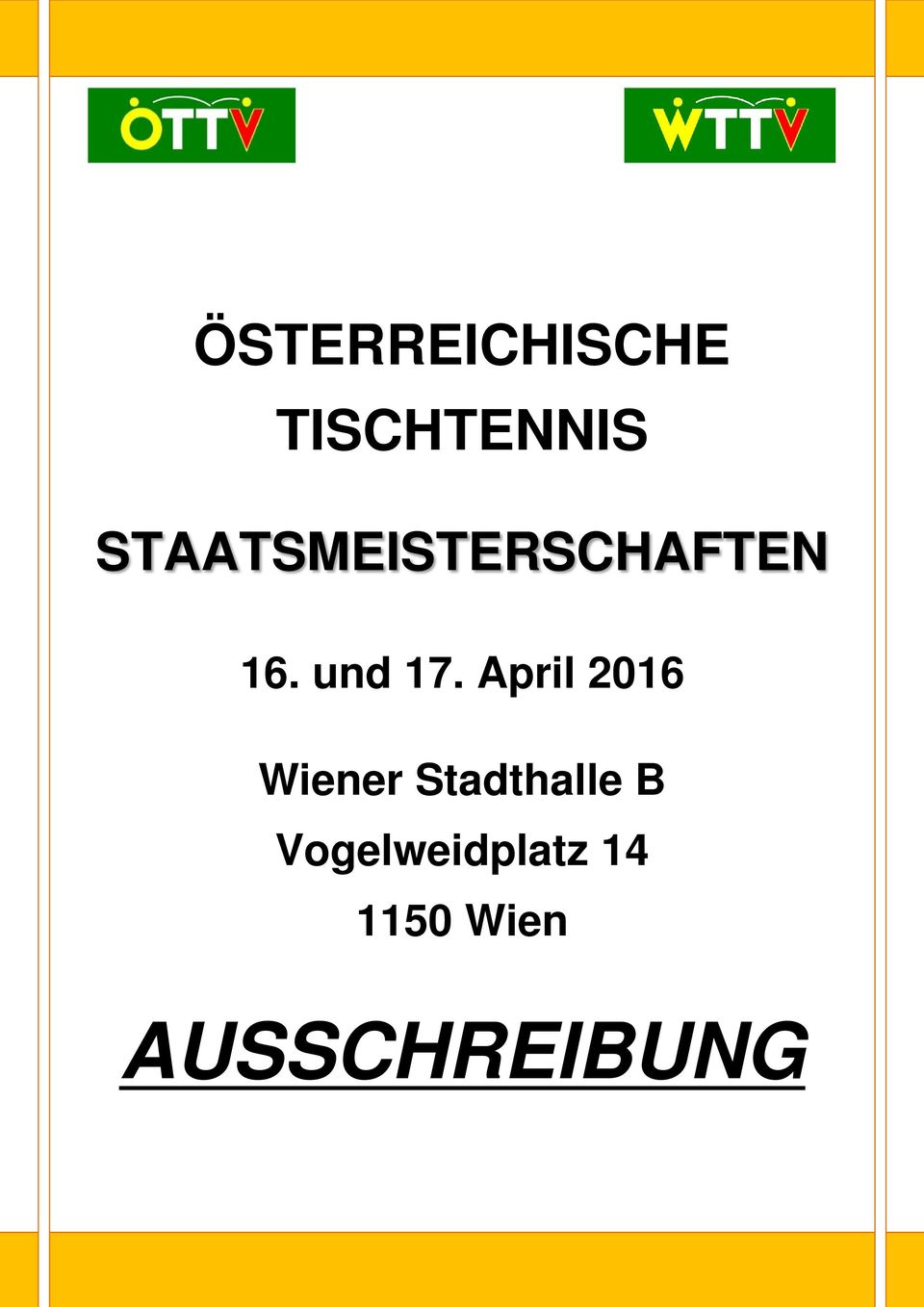 April 2016 Wiener Stadthalle B