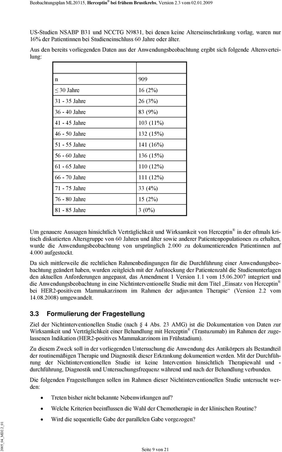 Jahre 132 (15%) 51-55 Jahre 141 (16%) 56-60 Jahre 136 (15%) 61-65 Jahre 110 (12%) 66-70 Jahre 111 (12%) 71-75 Jahre 33 (4%) 76-80 Jahre 15 (2%) 81-85 Jahre 3 (0%) Um genauere Aussagen hinsichtlich