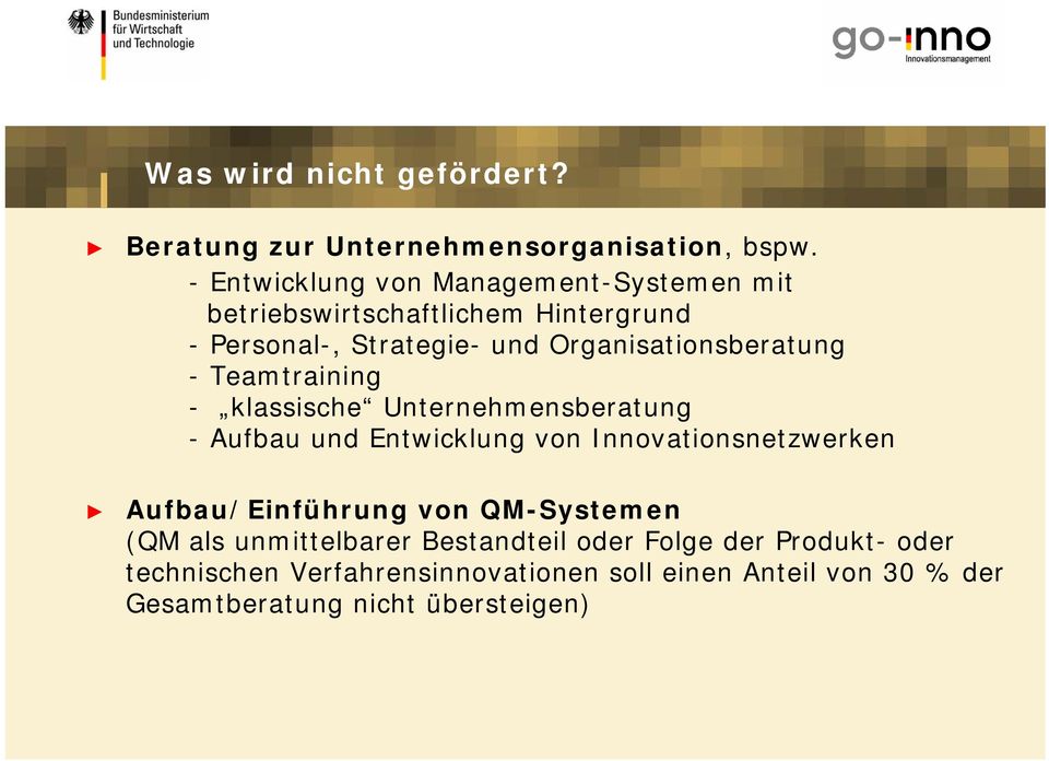 Organisationsberatung - Teamtraining - klassische Unternehmensberatung - Aufbau und Entwicklung von Innovationsnetzwerken