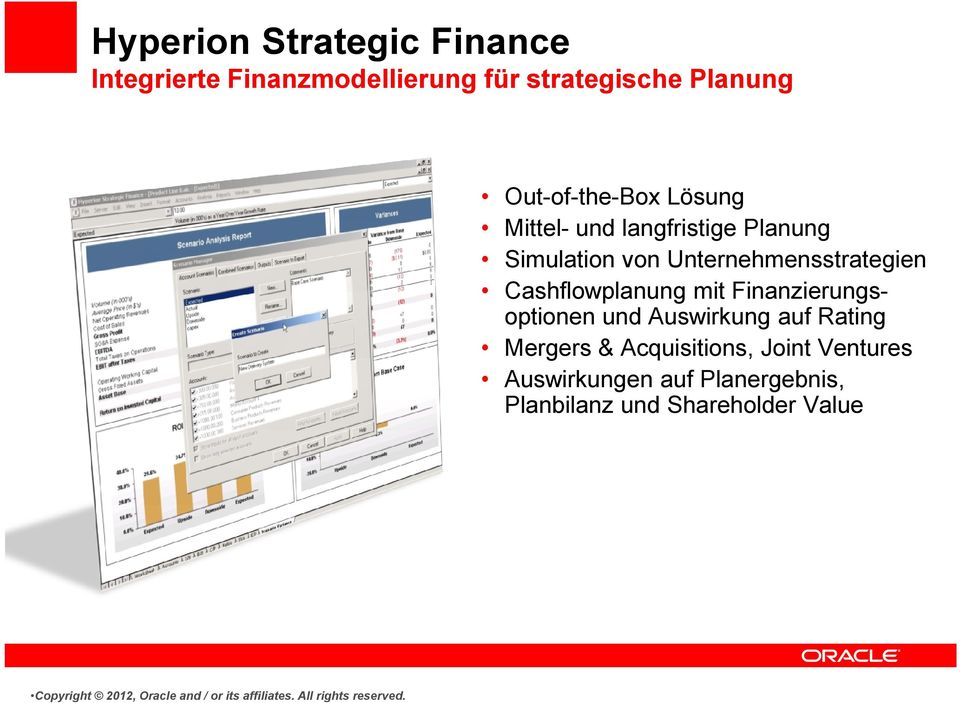 Unternehmensstrategien Cashflowplanung mit Finanzierungsoptionen und Auswirkung auf