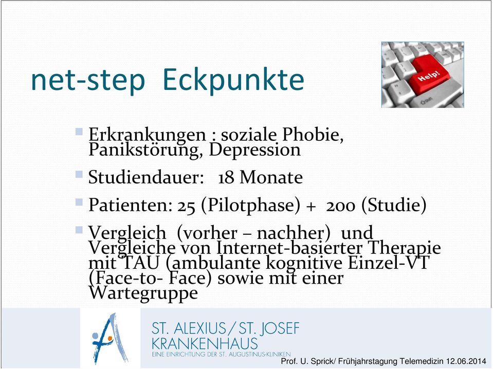 (Studie) Vergleich (vorher nachher) und Vergleiche von Internet basierter