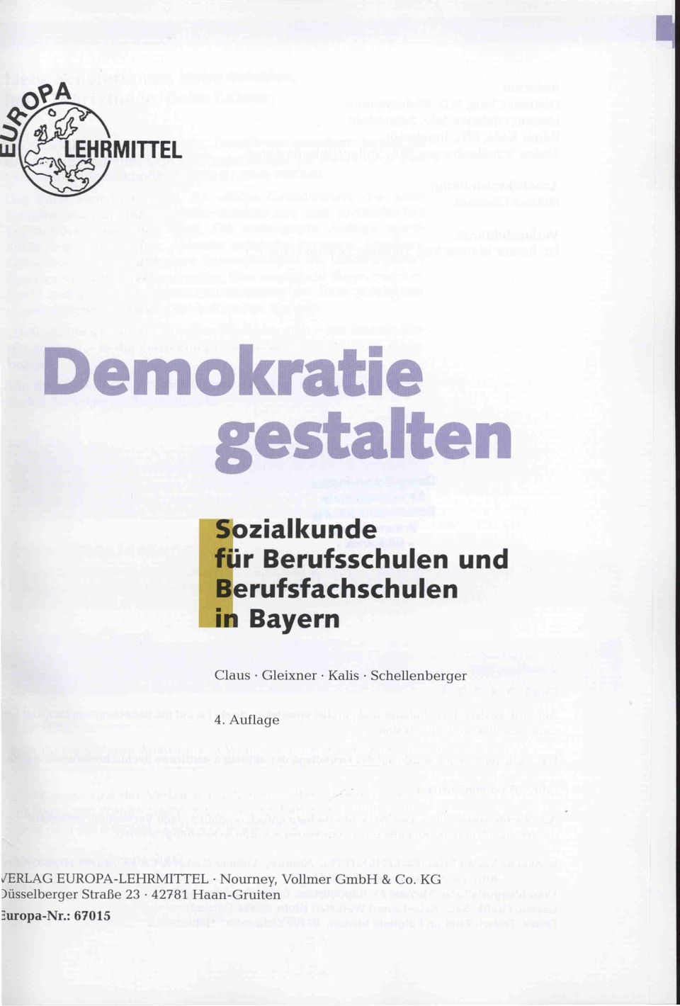 Schellenberger 4. Auflage VERLAGEUROPA-LEHRMITTEL.