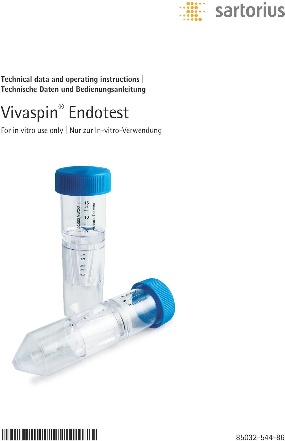 Bedienungsanleitung For in vitro use