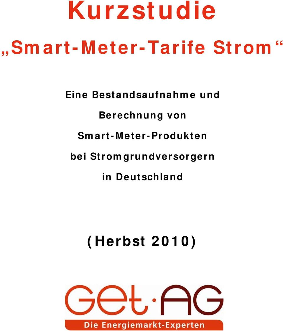 von Smart-Meter-Produkten bei