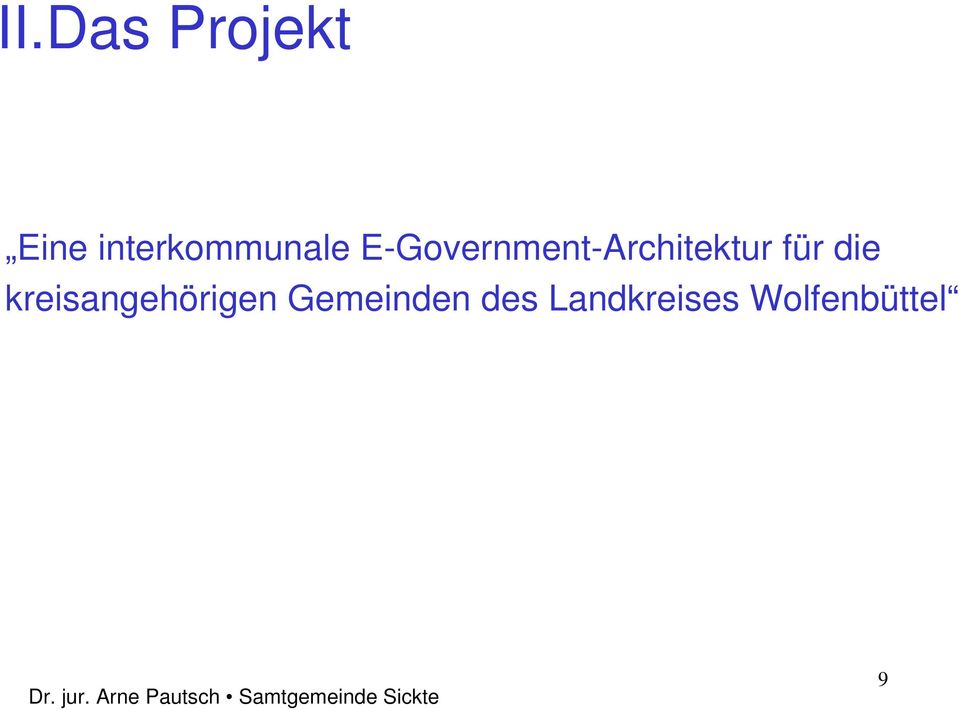 E-Government-Architektur für