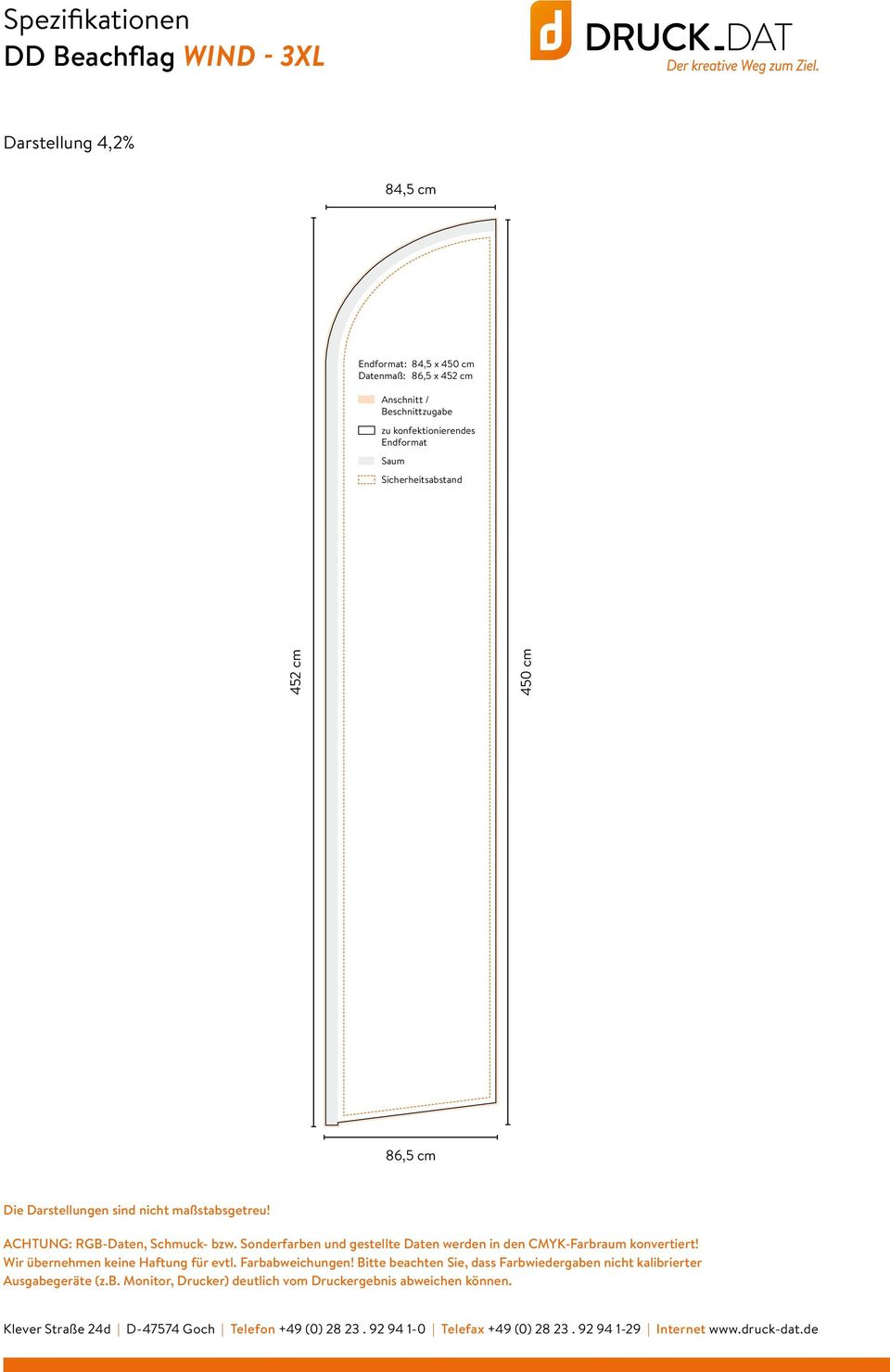 x 450 cm Datenmaß: 86,5