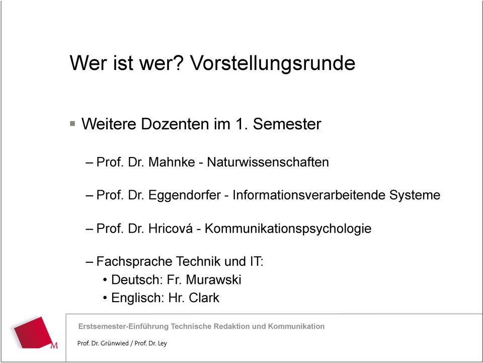 Eggendorfer - Informationsverarbeitende Systeme Prof. Dr.
