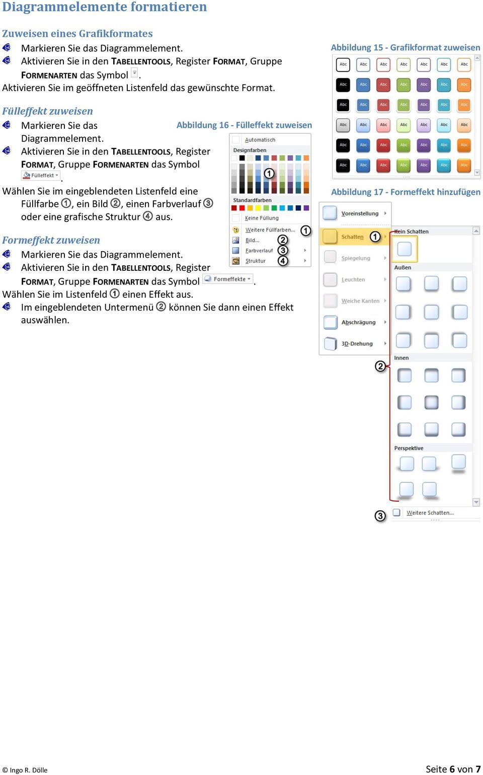 Aktivieren Sie in den TABELLENTOOLS, Register FORMAT, Gruppe FORMENARTEN das Symbol.