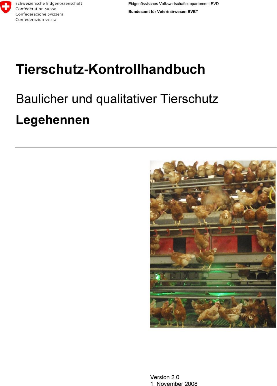 Tierschutz-Kontrollhandbuch Baulicher und