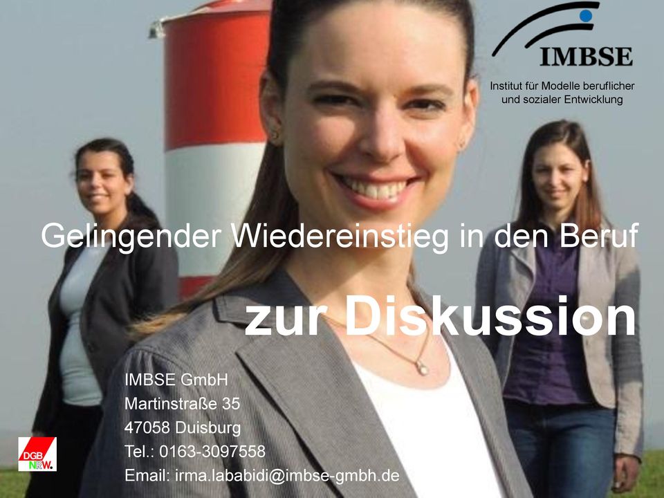 zur Diskussion IMBSE GmbH Martinstraße 35 47058