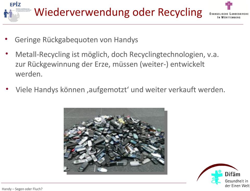 Recyclingtechnologien, v.a.