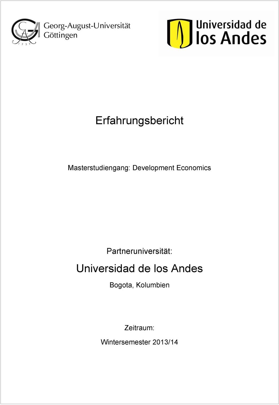 Partneruniversität: Universidad de los