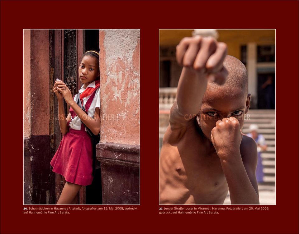 27. Junger Straßenboxer in Mirarmar, Havanna.