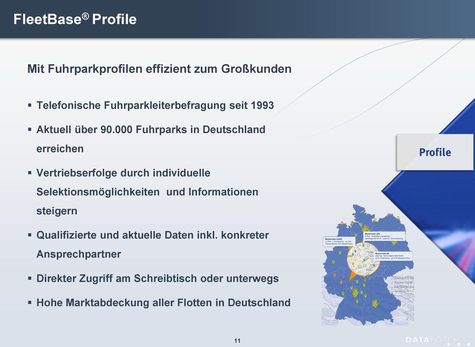 000 Fuhrparks in Deutschland erreichen Vertriebserfolge durch individuelle Selektionsmöglichkeiten und