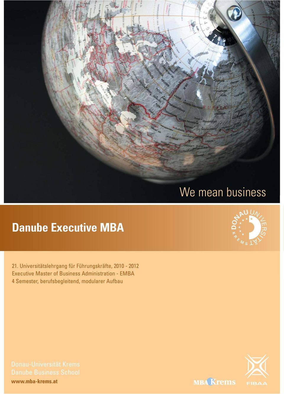 Master of Business Administration - EMBA 4 Semester,