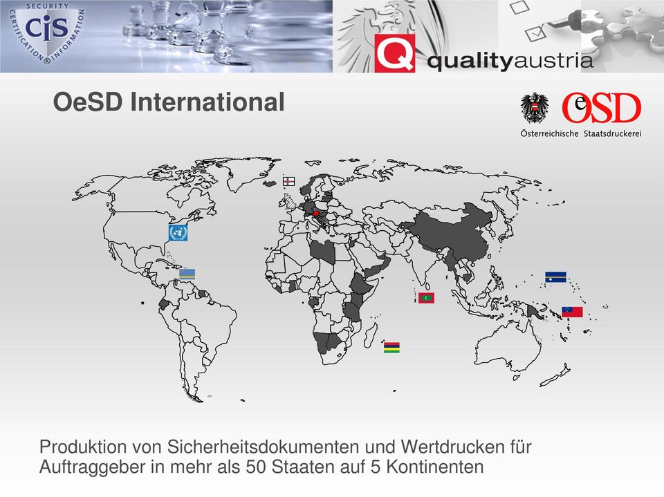 Wertdrucken für Auftraggeber in