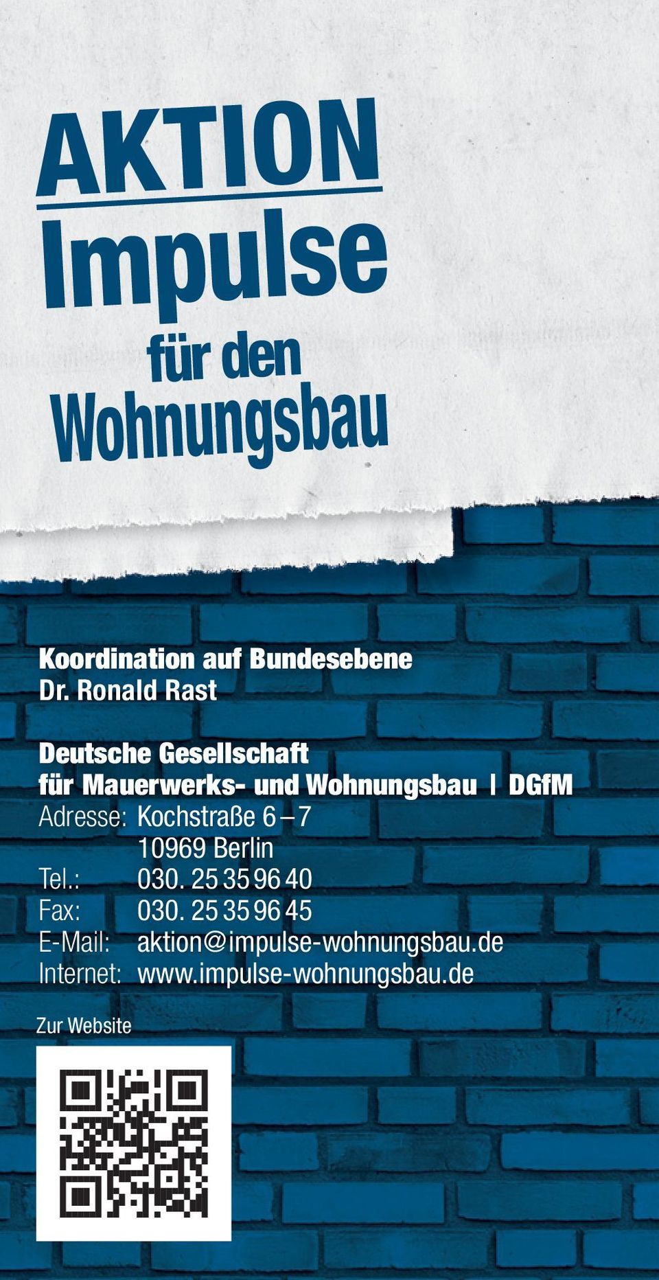 Adresse: Kochstraße 6 7 10969 Berlin Tel.: 030. 25 35 96 40 Fax: 030.