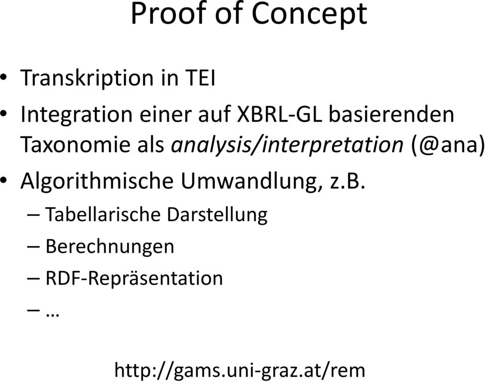 analysis/interpretation(@ana) Algorithmische Umwandlung, z.