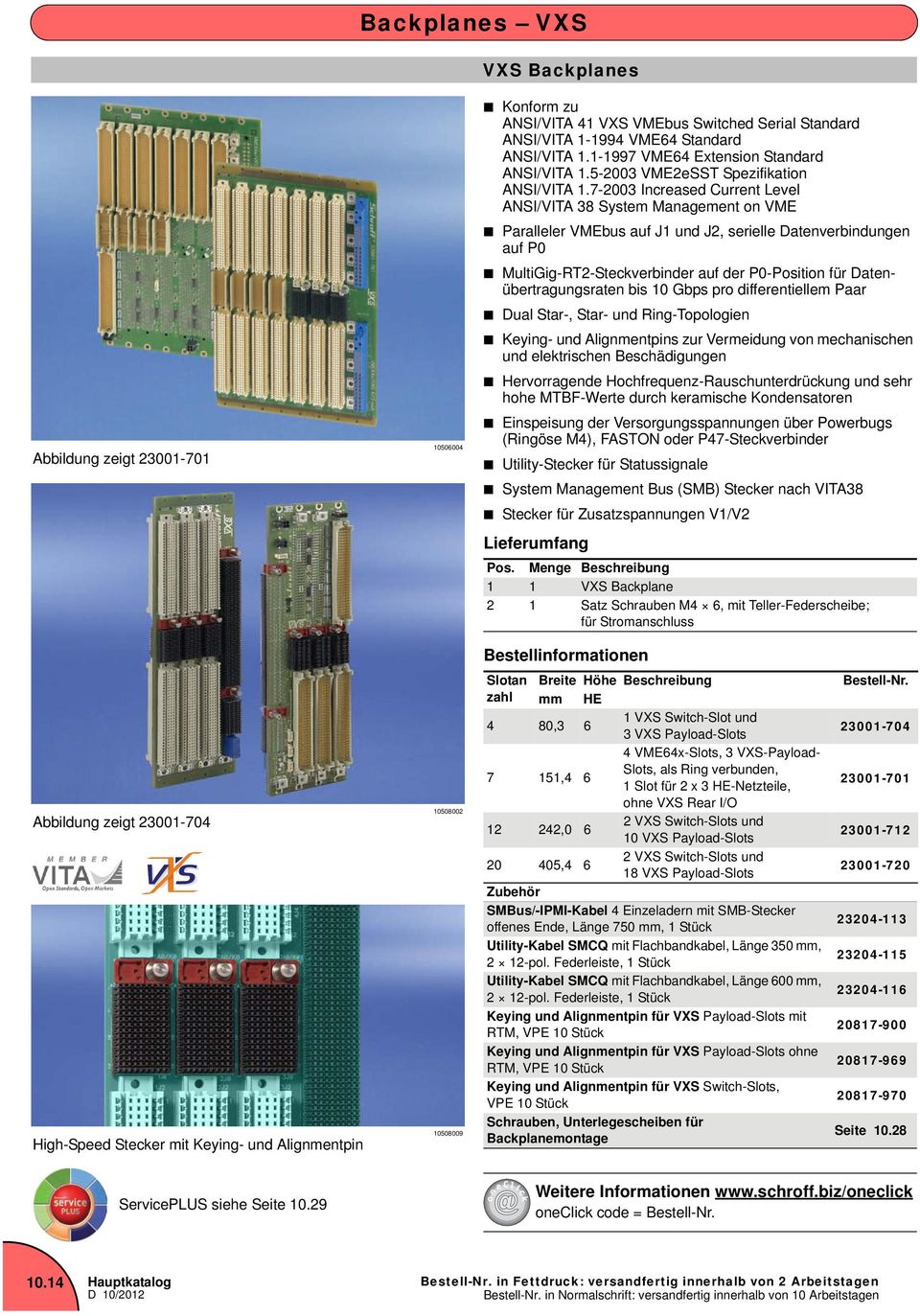 7-2003 Increased Current Level ANSI/VITA 38 System Management on VME Paralleler VMEbus auf J1 und J2, serielle Datenverbindungen auf P0 MultiGig-RT2-Steckverbinder auf der P0-Position für