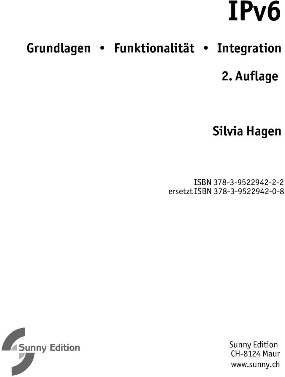Auflage Silvia Hagen ISBN