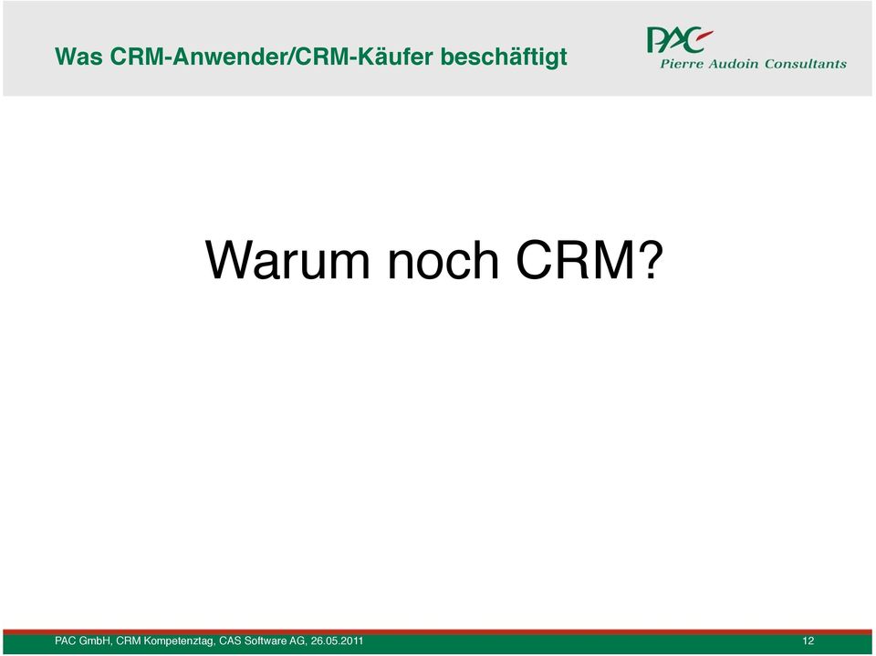 ! CRM PAC GmbH, CRM