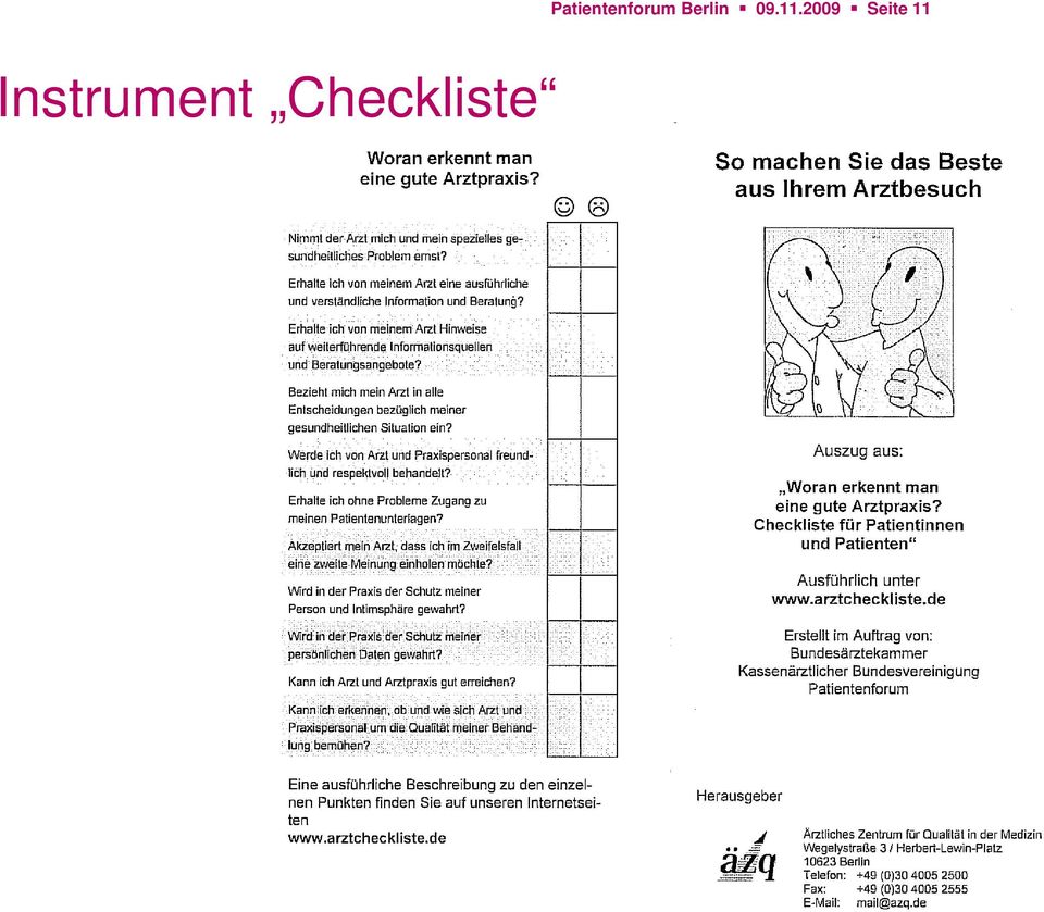 Patientenforum