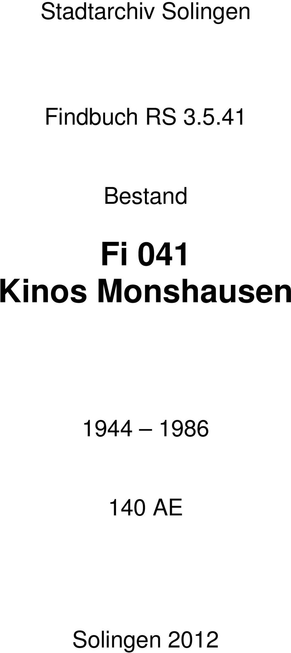 Kinos Monshausen