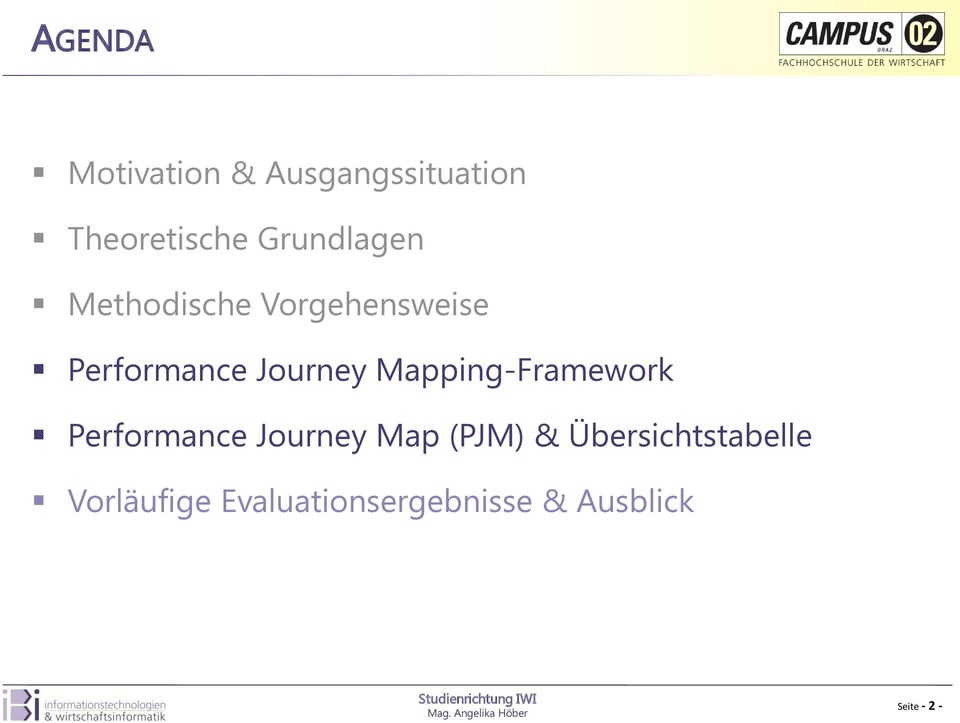Mapping-Framework Performance Journey Map (PJM) &